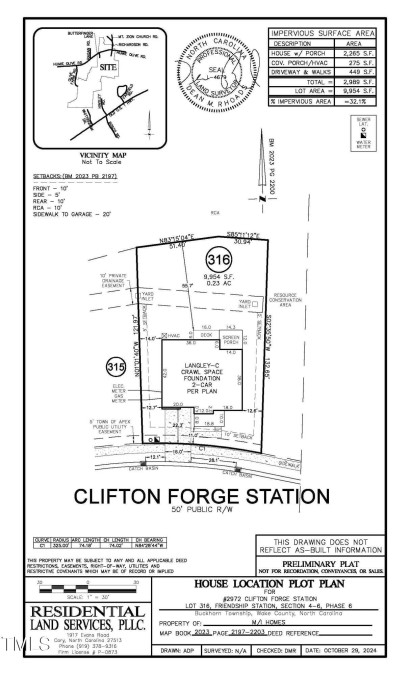 2972 Clifton Forge Station New Hill, NC 27562