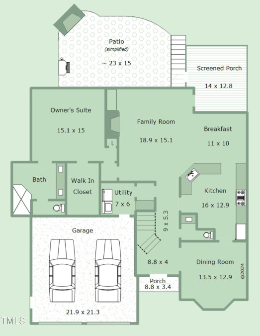 1413 Marshall Farm St Wake Forest, NC 27587