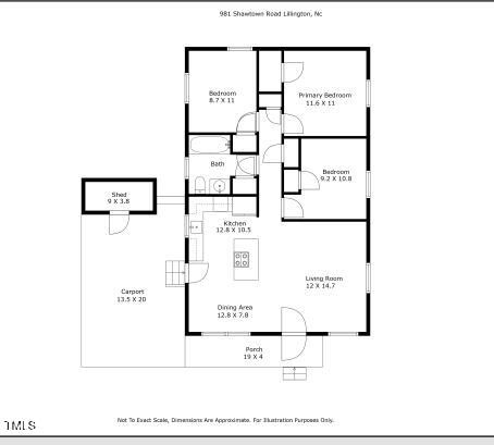 981 Shawtown Rd Lillington, NC 27546