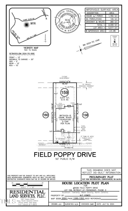 2426 Field Poppy Dr Apex, NC 27502