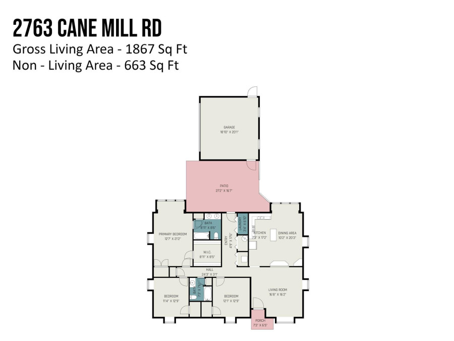 2763 Cane Mill Rd Lancaster, SC 29720