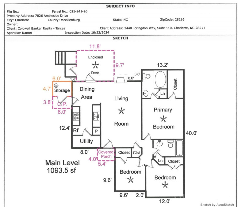 7826 Ambleside Dr Charlotte, NC 28216