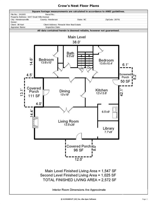 1647 Druid Hills Ave Hendersonville, NC 28791