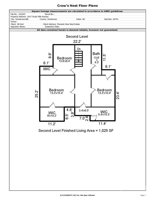 1647 Druid Hills Ave Hendersonville, NC 28791