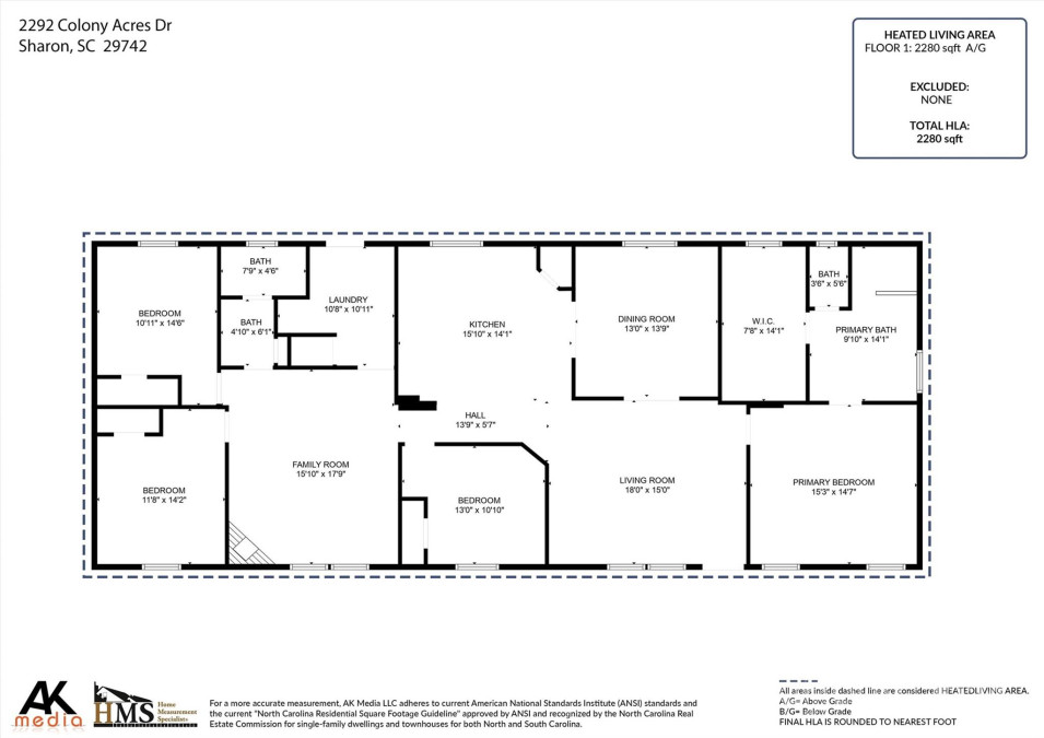 2292 Colony Acres Dr Sharon, SC 29742