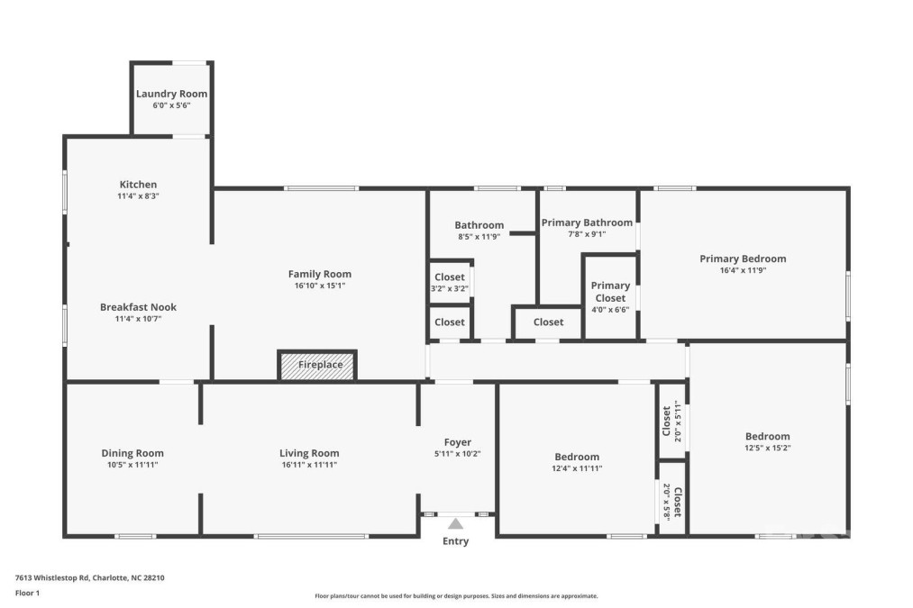 7613 Whistlestop Rd Charlotte, NC 28210