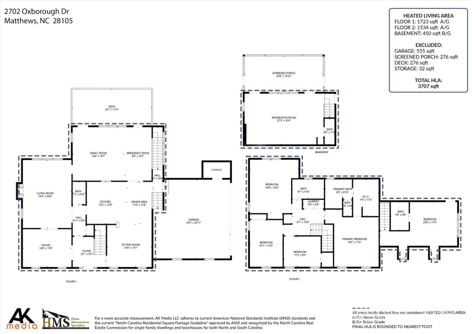 2702 Oxborough Dr Matthews, NC 28105