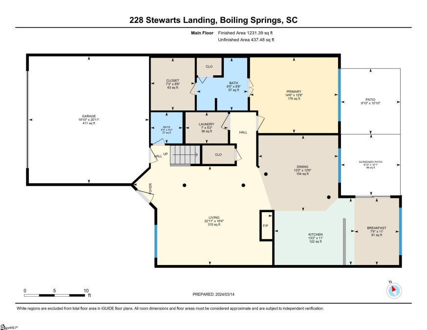 228 Stewarts  Boiling Springs, SC 29316