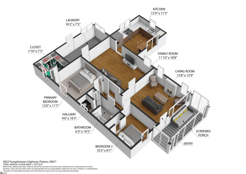 4822 Pumpkintown  Pickens, SC 29671