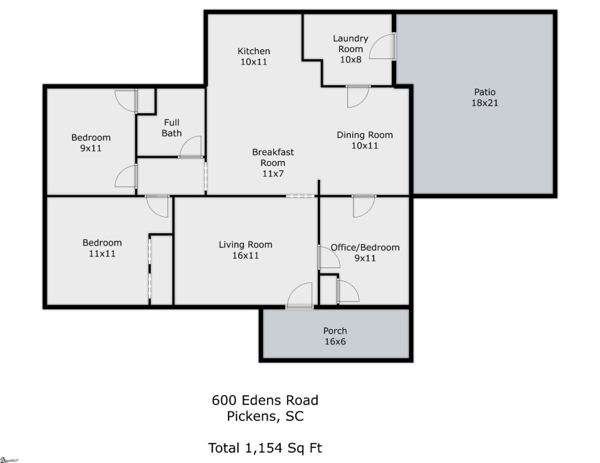 600 Edens  Pickens, SC 29671