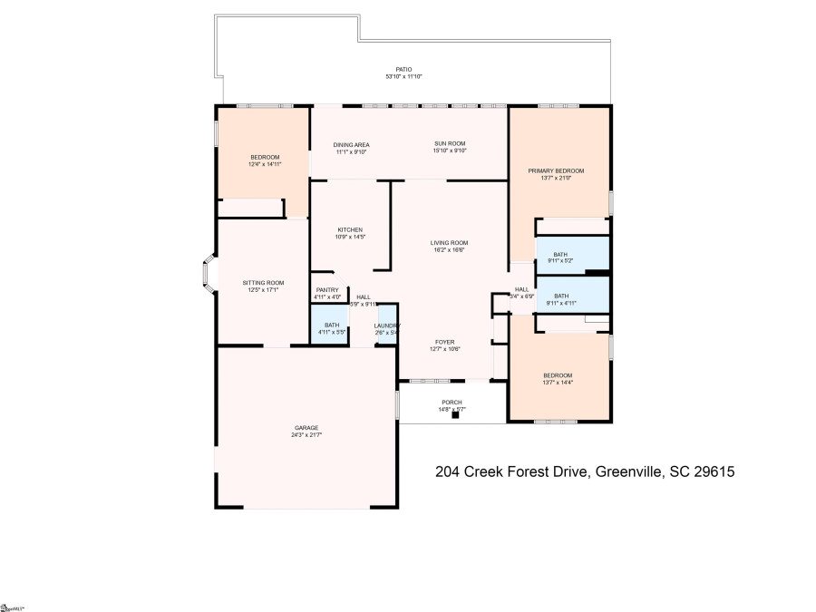 204 Creek Forest Greenville, SC 29615-5302