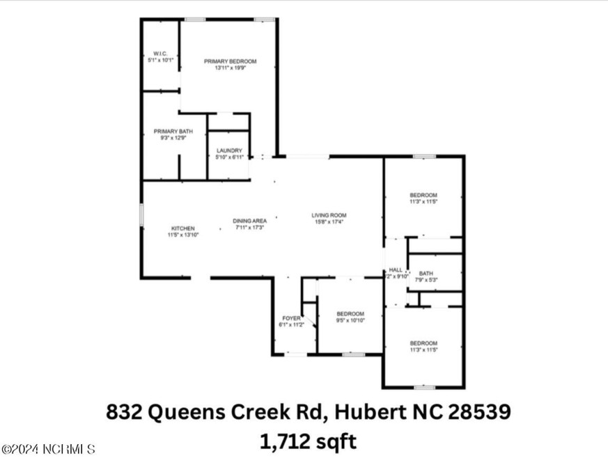 832 Queens Creek Rd Hubert, NC 28539